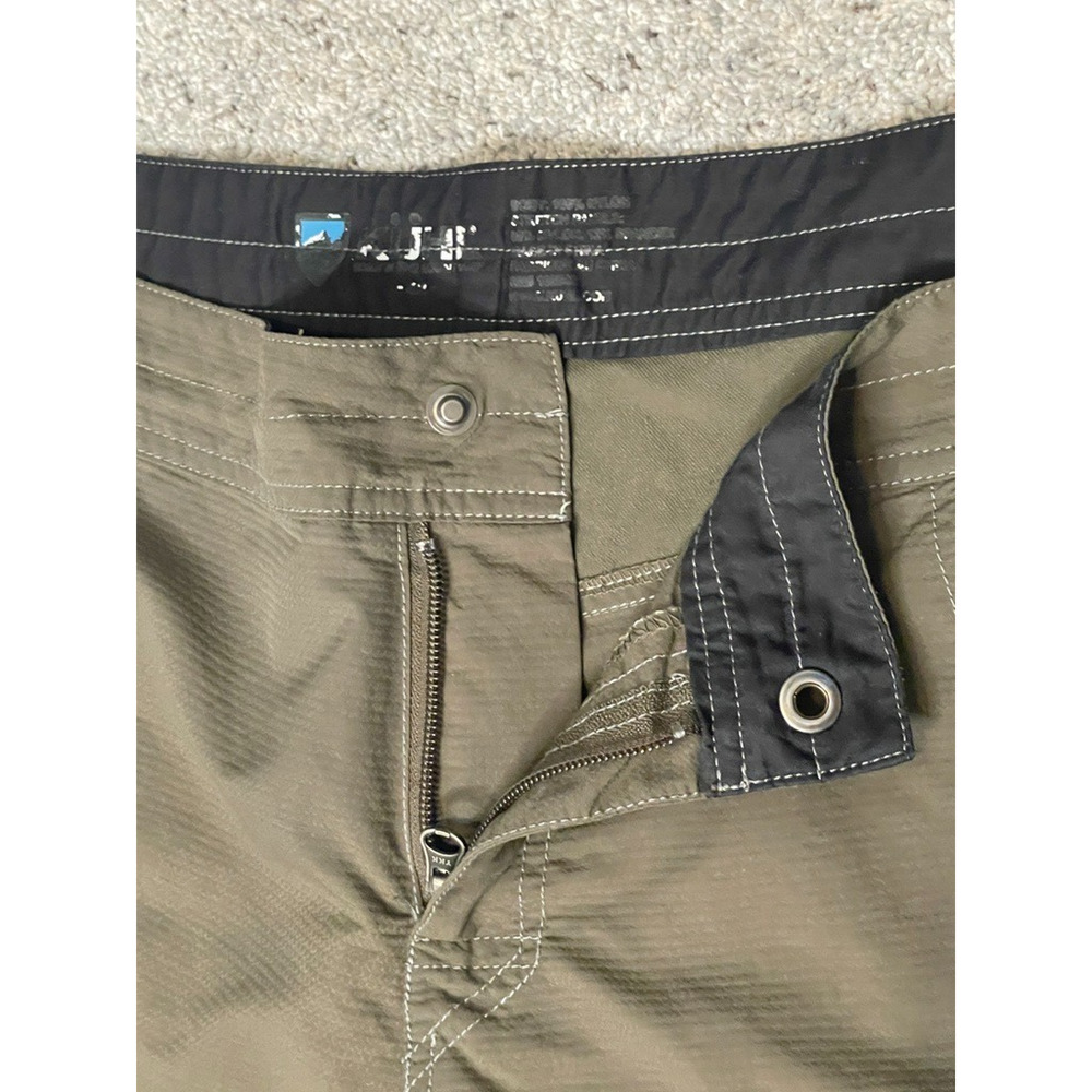 KUHL Mutiny River Shorts Men’s 42 10” Olive Hiking Hybrid Swim Trunks Nylon Camp - Picture 5 of 10